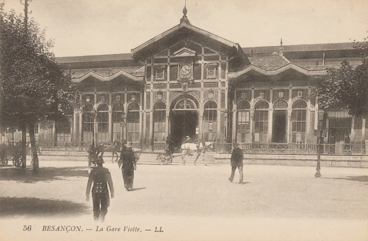 carte postale LA GARE VIOTTE Doubs 1903-1920 015913 Photo