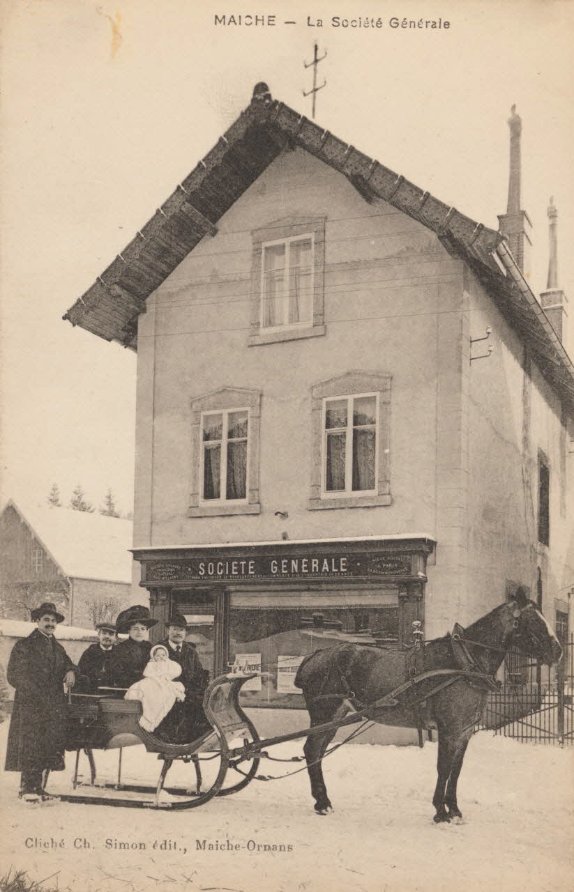 carte postale LA SOCIETE GENERALE Doubs 1903-1920 015914 Photo