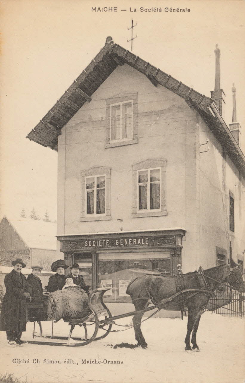 carte postale LA SOCIETE GENERALE Doubs 1903-1920 015915 Photo