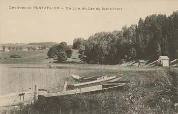 carte postale UN COIN DU LAC DE SAINT-POINT Doubs 1917 015919 Photo