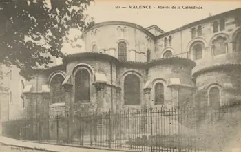carte postale ABSIDE DE LA CATHEDRALE Drôme 1924 015991 Photo