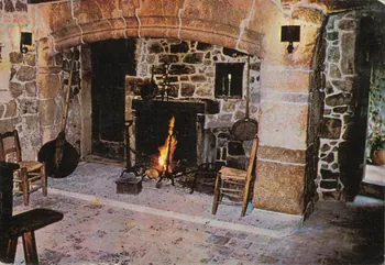 carte postale CHEMINEE DE MAISON DE MARIE DURAND Drôme 1950 015994 Photo