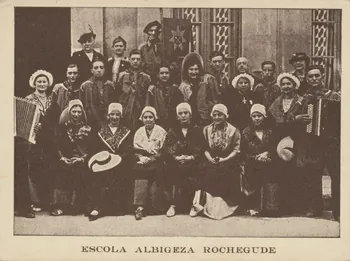 carte postale ESCOLA ALBIGESA ROCHEGUDE Drôme 1903 016024  Photo