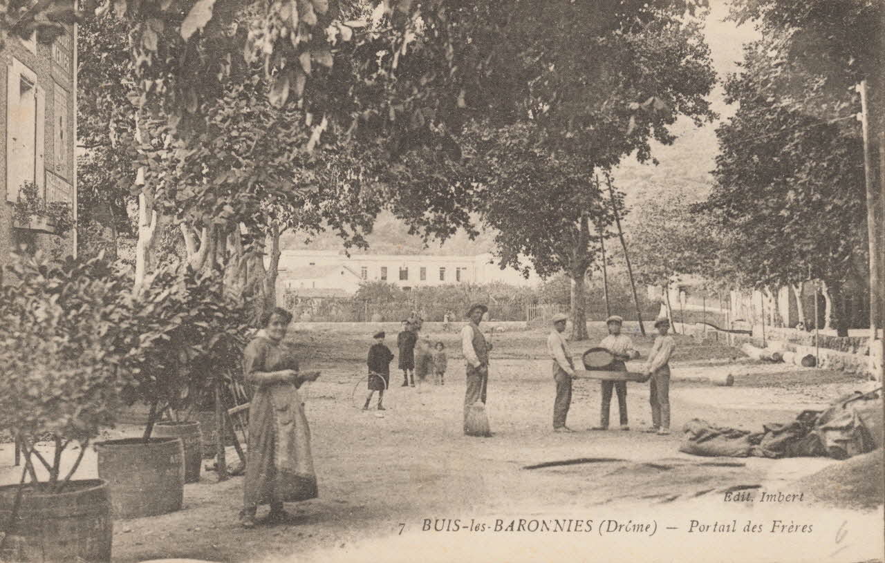 carte postale PORTRAIT DES FRERES Drôme 1903-1920 016034 Photo
