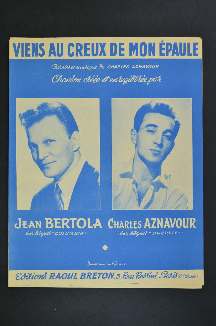 chanson petit format 1969.88.245 Photo Mucem