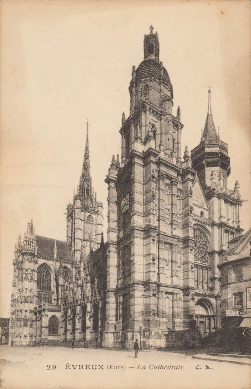 carte postale LA CATHEDRALE Eure 1903-1920 016194 Photo