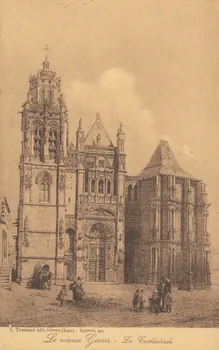 carte postale LE VIEUX GISORS ; LA CATHEDRALE Eure 1903-1920 016221 Photo