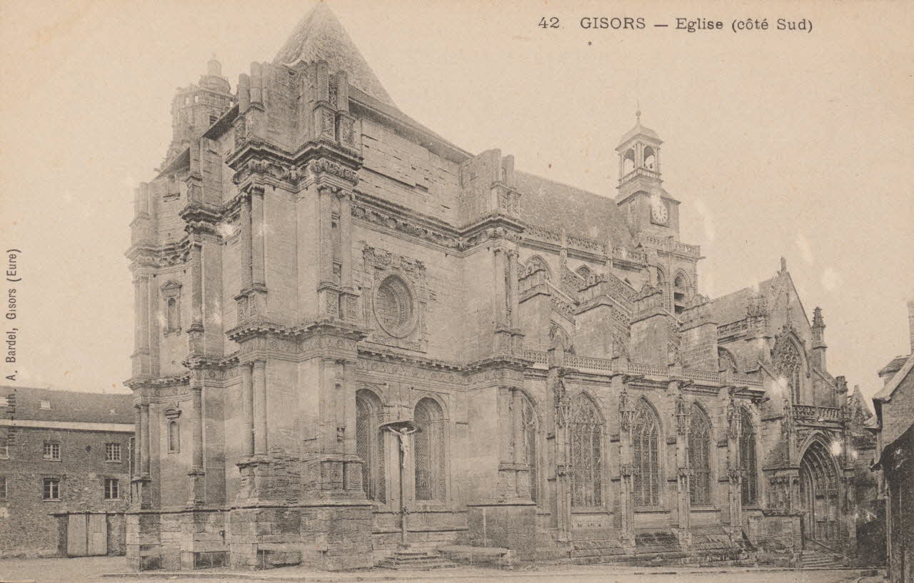carte postale EGLISE (COTE SUD) Eure 1903-1920 016222  Photo