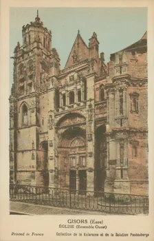 carte postale EGLISE (ENSEMBLE OUEST) Eure 1903-1920 016228 Photo