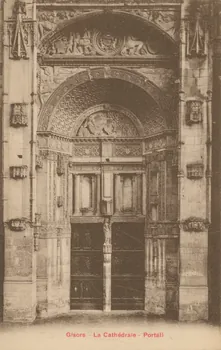 carte postale LA CATHEDRALE ; PORTAIL Eure 1903-1920 016231 Photo