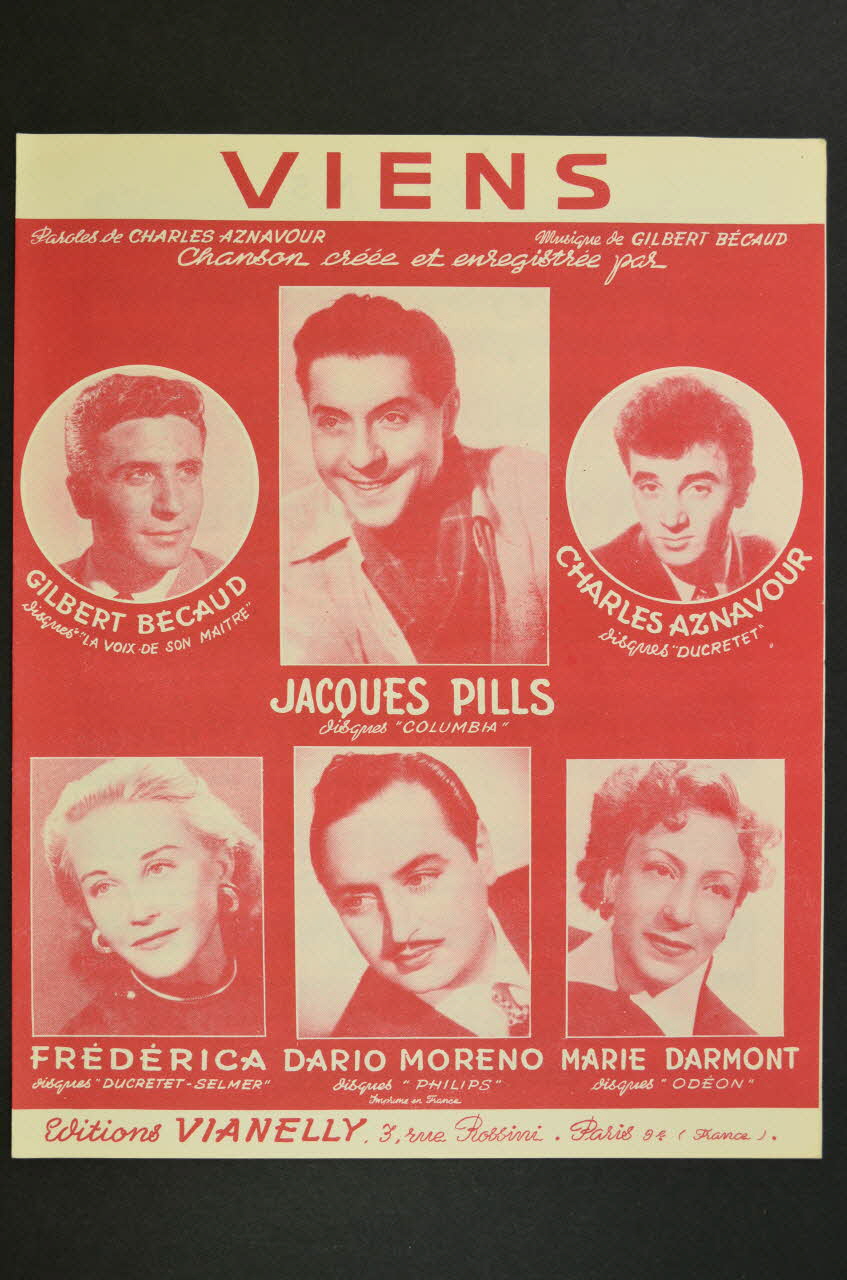 partition de musique petit format 1969.88.247 Photo Mucem