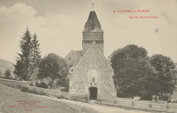 carte postale EGLISE SAINT-DENIS Eure 1907 016267 Photo
