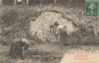 carte postale FONTAINE SAINTE CATHERINE Eure 1903-1920 016272 Photo