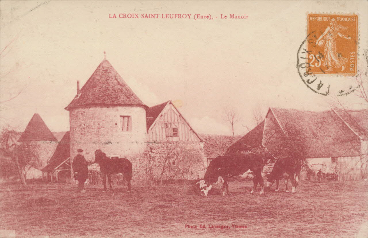 carte postale CROIX ST LEUFROY-MANOIR Eure 1903-1950 016312  Photo