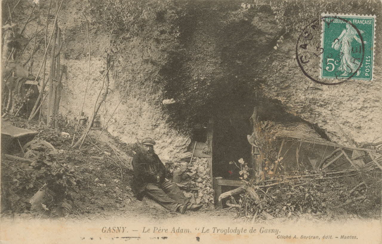 carte postale GASNY-LE PERE ADAM Eure 1903-1920 016314 Photo