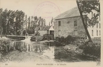 carte postale PACY SUR EURE-LE MOULIN Eure 1903-1920 016329 Photo