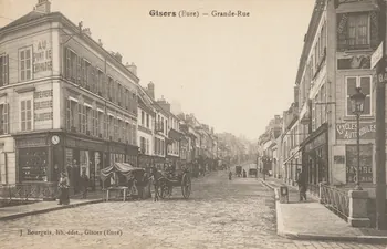 carte postale GRANDE RUE Eure 1903-1920 016370 Photo
