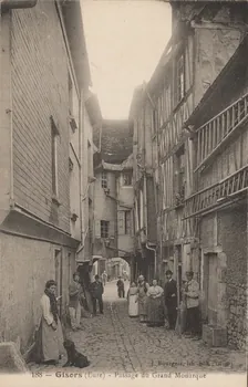 carte postale PASSAGE DU GRAND MONARQUE Eure 1903-1920 016371 Photo