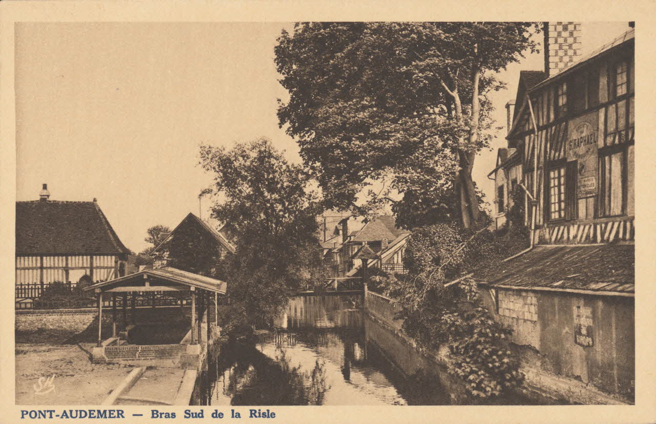 carte postale BRAS SUD DE LA RISLE Eure 1921-1950 016400 Photo