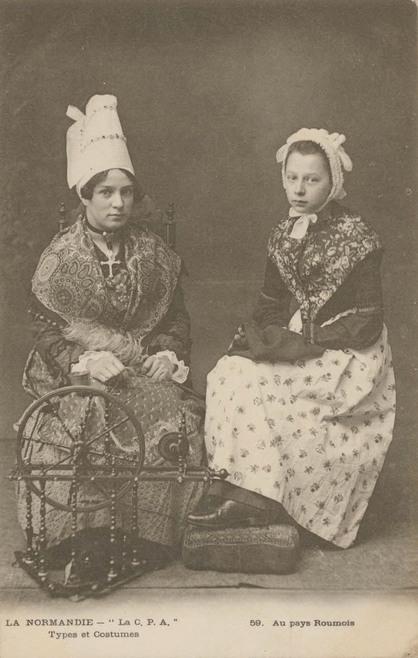carte postale AU PAYS ROUMOIS 1903-1950 016425 Photo