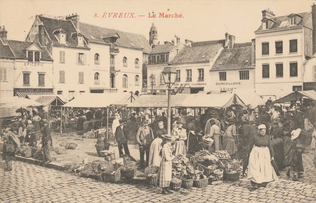 carte postale LE MARCHE Eure 1903-1920 016446 Photo