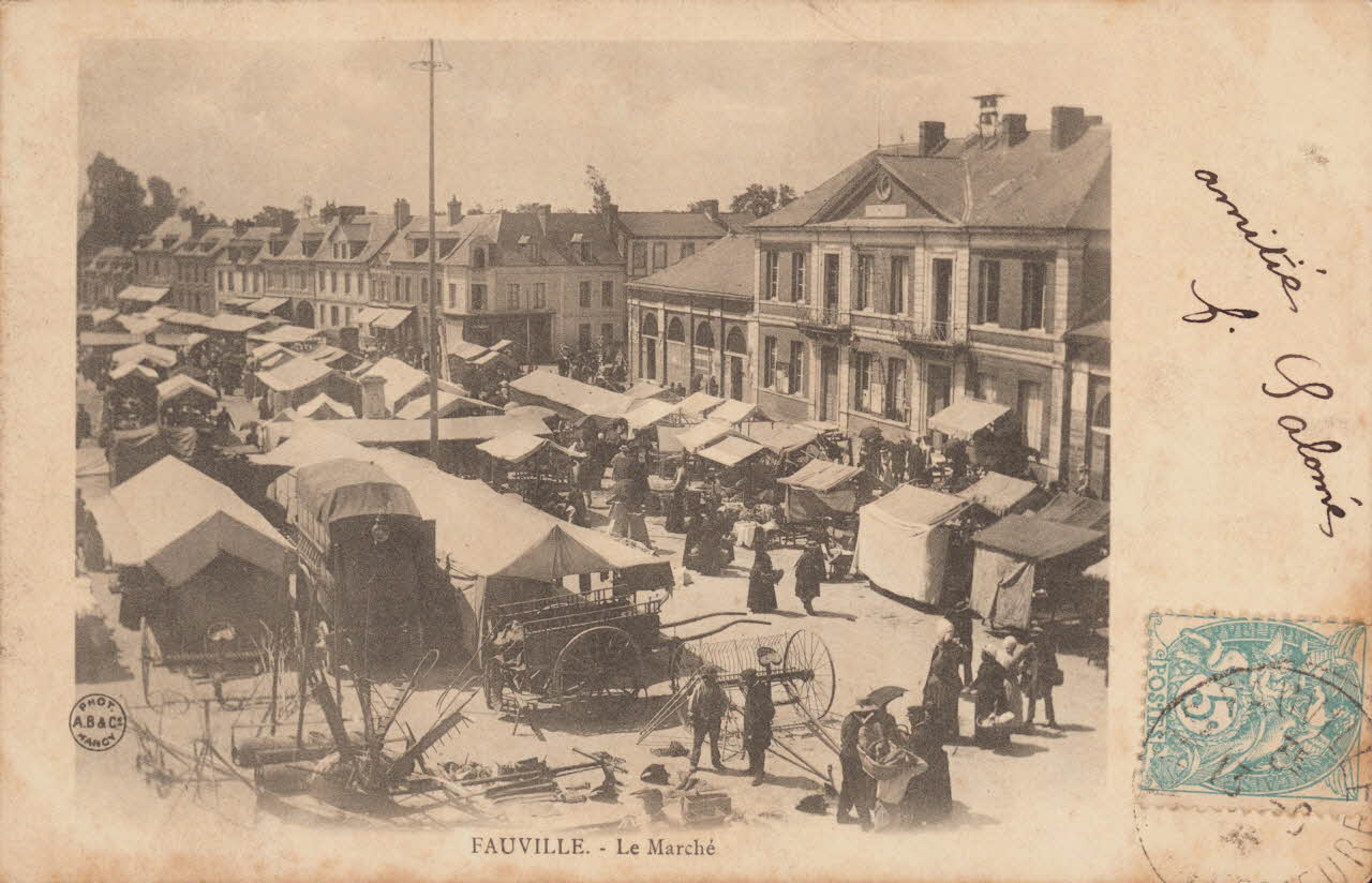 carte postale LE MARCHE Eure 1903 016447 Photo