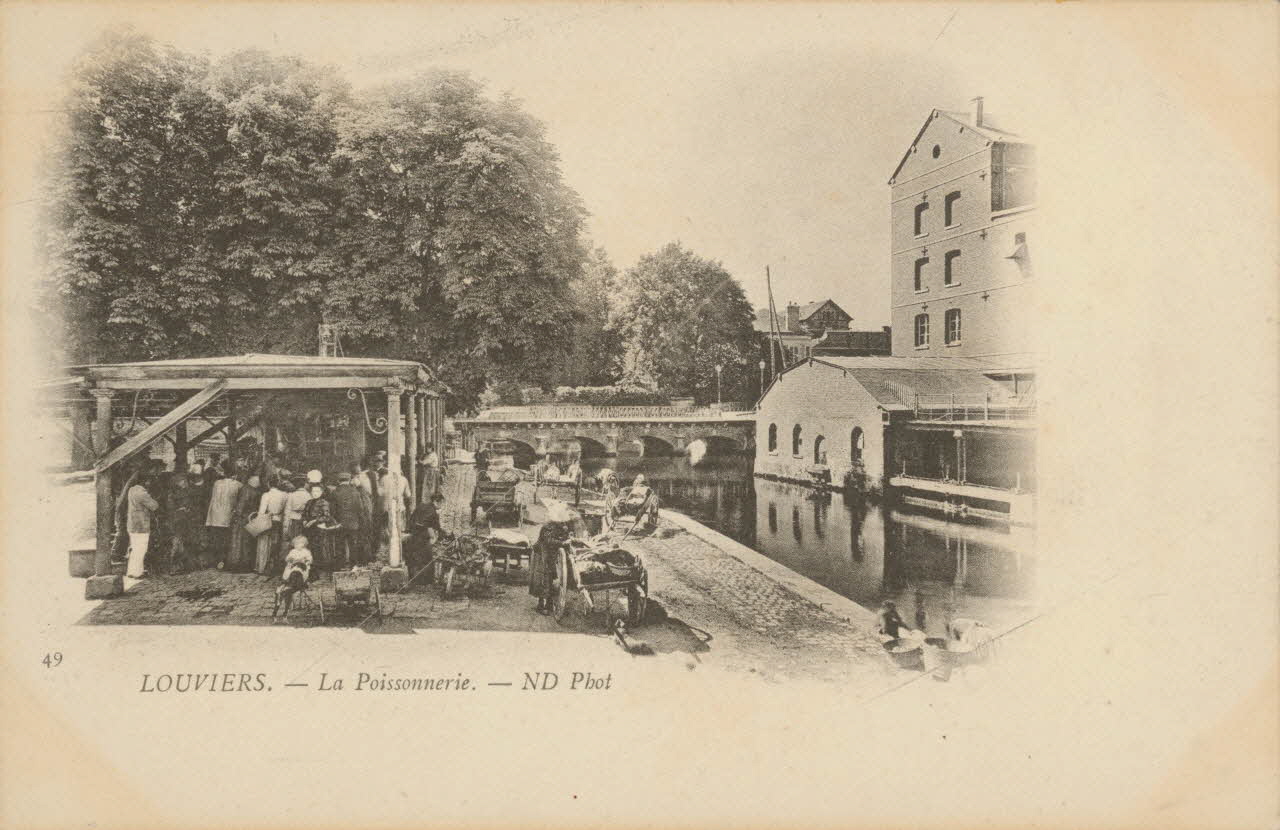 carte postale LA POISSONNERIE Eure 1903 016453 Photo