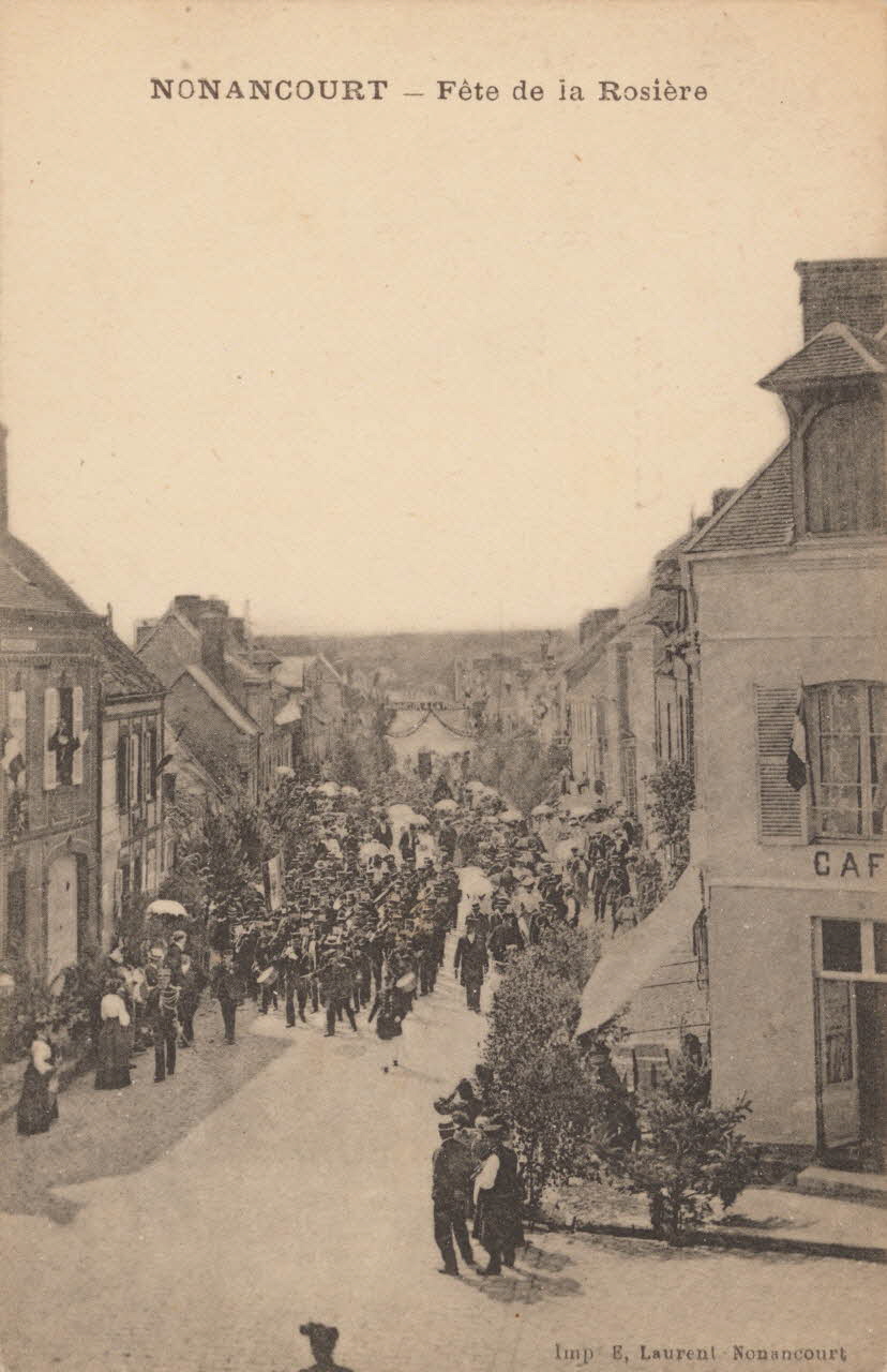 carte postale FETE DE LA ROSIERE Eure 1903-1920 016472 Photo
