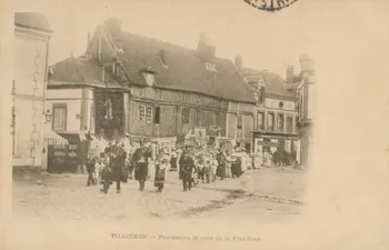 carte postale PROCESSION DE LA FETE DIEU Eure 1904 016479  Photo