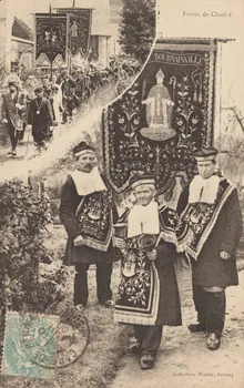 carte postale FRERES DE CHARITE Eure 1906 016486 Photo