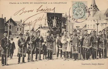 carte postale CHARITE DE LA HAYE Eure 1906 016487 Photo