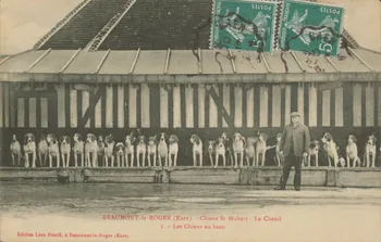 carte postale CHASSE ST HUBERT, LE CHENIL Eure 1909 016494  Photo