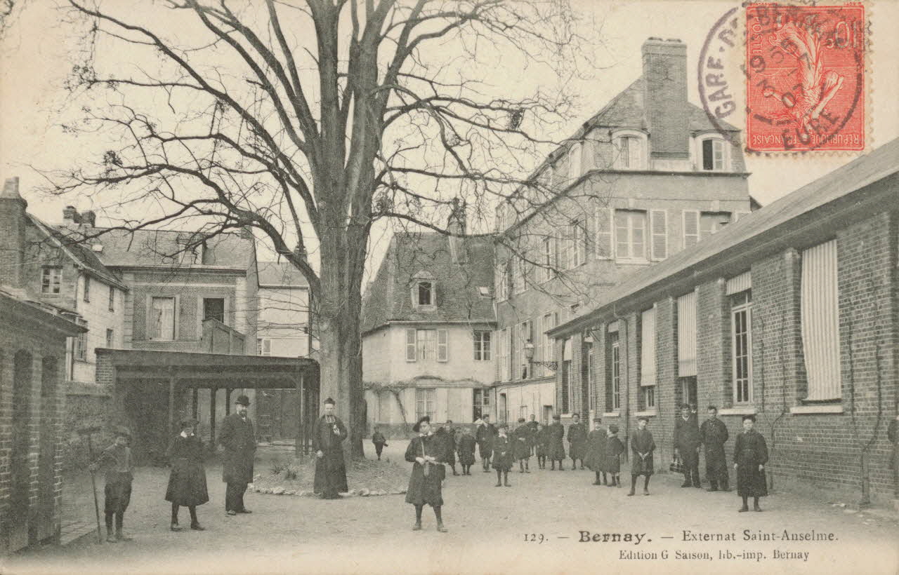 carte postale EXTERNAT ST ANSELME Eure 1907 016500 Photo