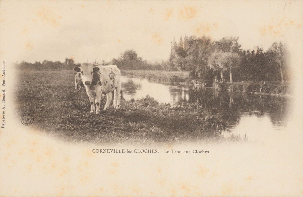 carte postale LE TROU AUX CLOCHES Eure 1903 016507 Photo