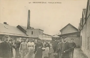 carte postale FABRIQUE DE RUBANS Eure 1908 016512  Photo