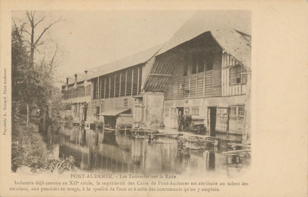 carte postale LES TANNERIE SUR LA RISLE Eure 1903 016528 Photo