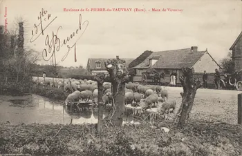 carte postale MARE DE VIRONVAY Eure 1903-1920 016537  Photo