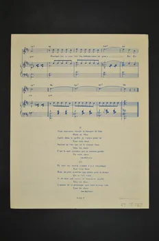 partition de musique petit format 1969.88.249 Photo Mucem