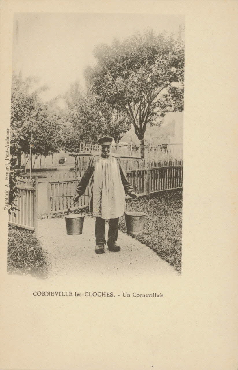 carte postale UN CORNEVILLAIS Eure 1903 016759 Photo