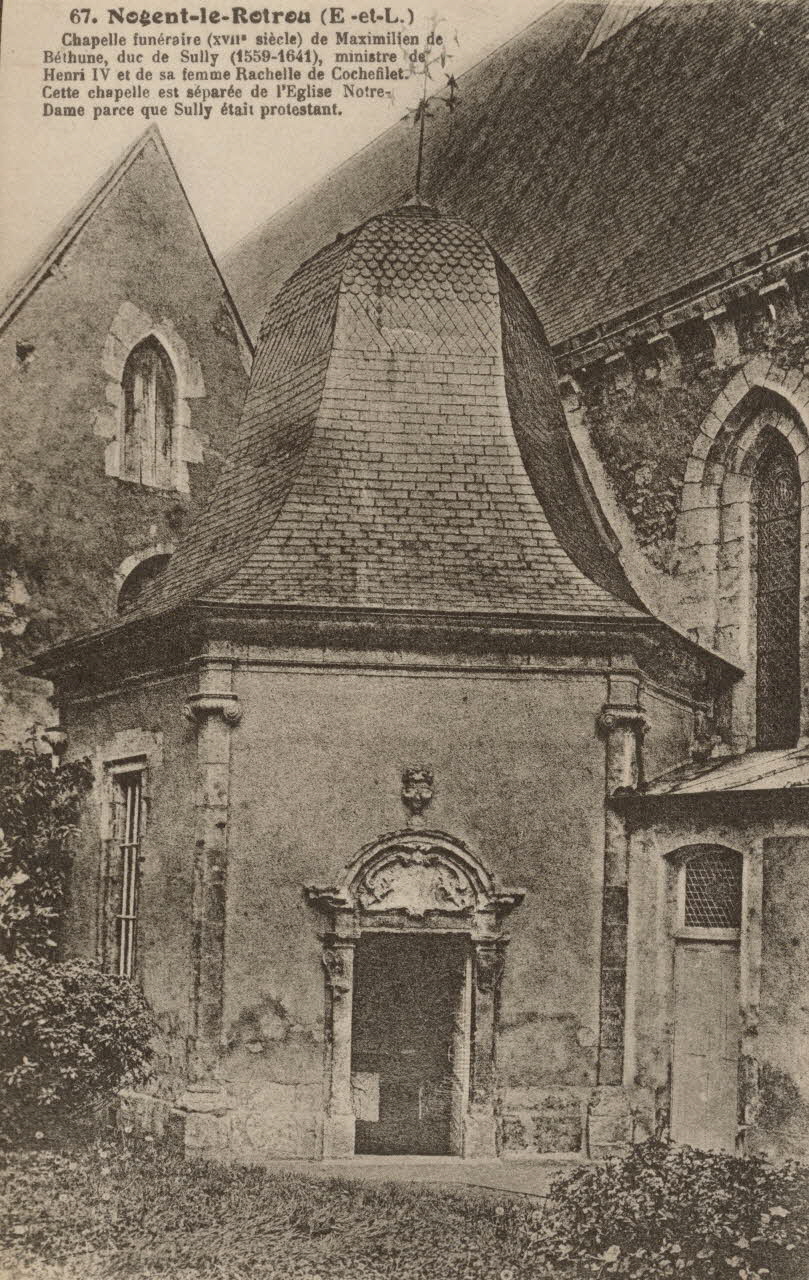 carte postale CHAPELLE FUNERAIRE DE SULLY ET DE SA FEMME Eure-et-Loir 1903-1920 016932 Photo