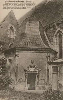 carte postale CHAPELLE FUNERAIRE DE SULLY ET DE SA FEMME Eure-et-Loir 1903-1920 016932 Photo