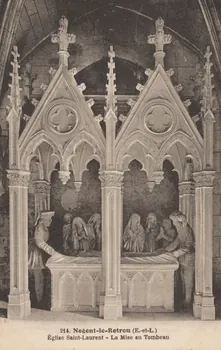 carte postale EGLISE SAINT-LAURENT ; LA MISE AU TOMBEAU Eure-et-Loir 1903-1920 016934 Photo