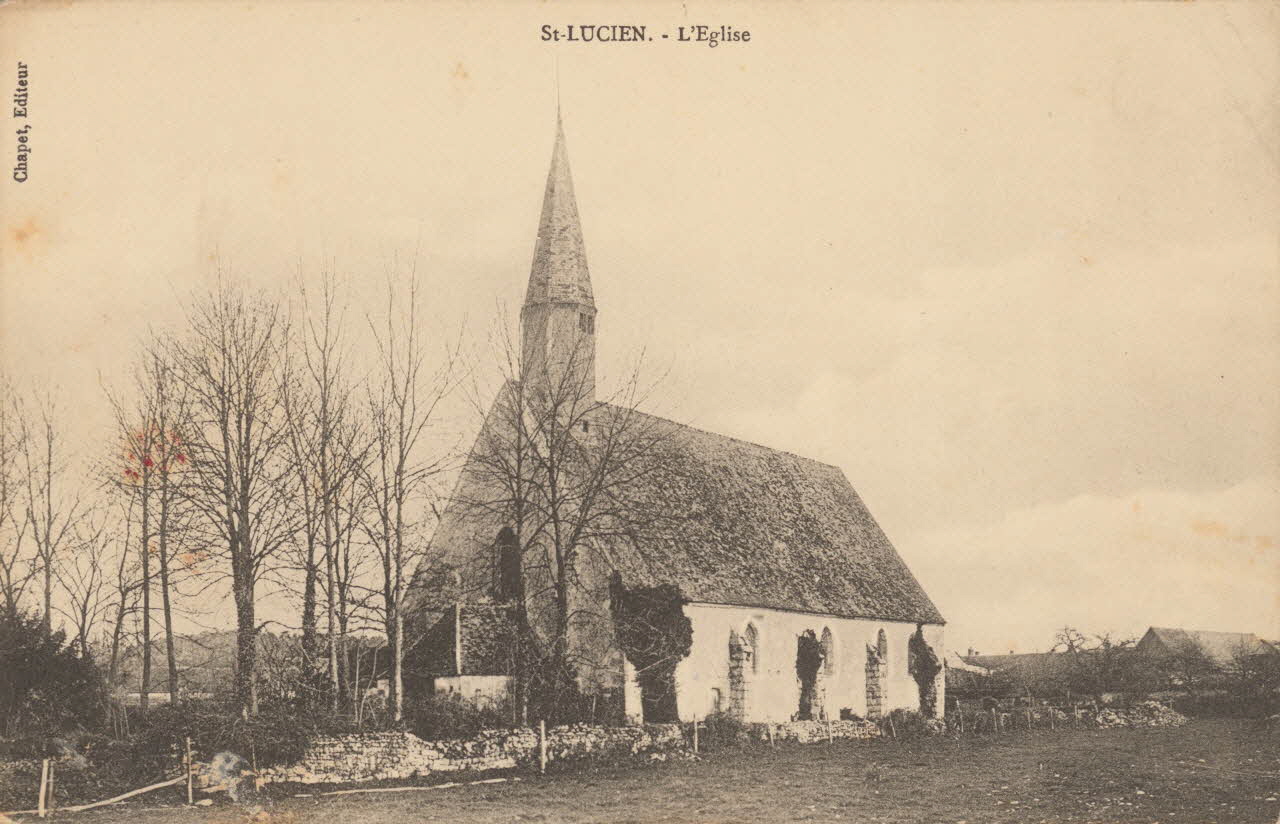 carte postale L'EGLISE Eure-et-Loir 1903-1920 016939 Photo