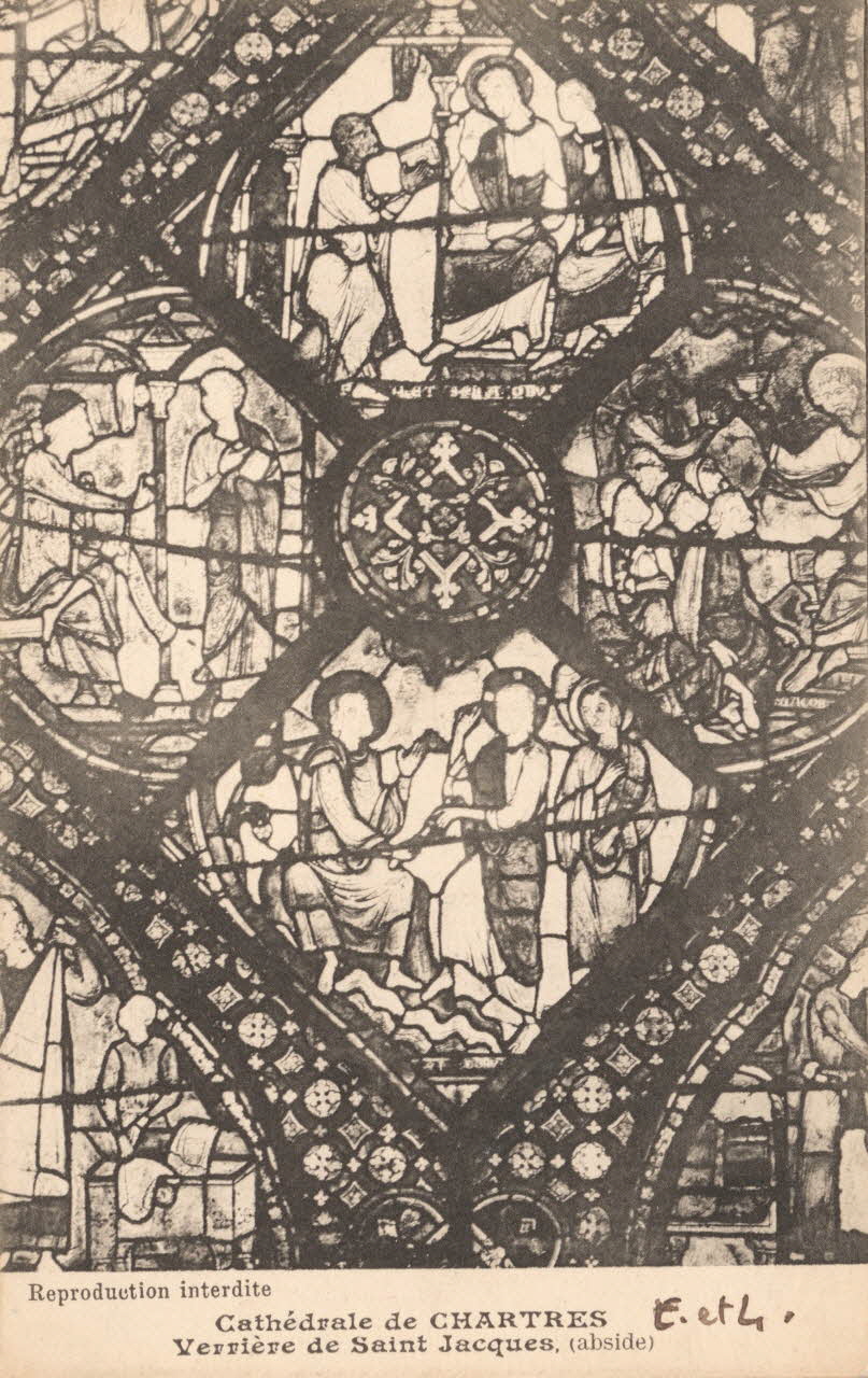 carte postale VERRIERE DE ST JACQUES (ABSIDE) Eure-et-Loir 1903-1920 017302 Photo