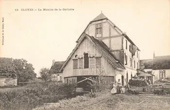 carte postale CLOYES LE MOULIN DE LA GALLOIRE Eure-et-Loir 1903-1950 017382 Photo