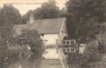 carte postale COURTALAIN MOULIN DE GODEBERT Eure-et-Loir 1903-1950 017384 Photo