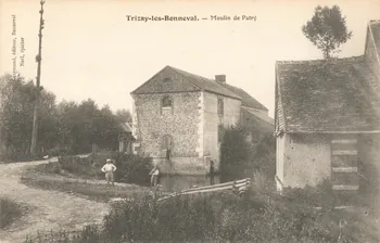carte postale TRIZAY-BONNEVAL MOULIN DE PATRY Eure-et-Loir 1903-1950 017399 Photo