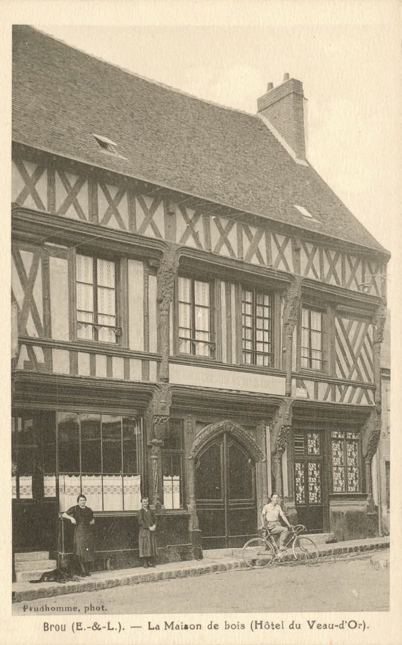 carte postale LA MAISON DE BOIS Eure-et-Loir 1921-1950 017408 Photo