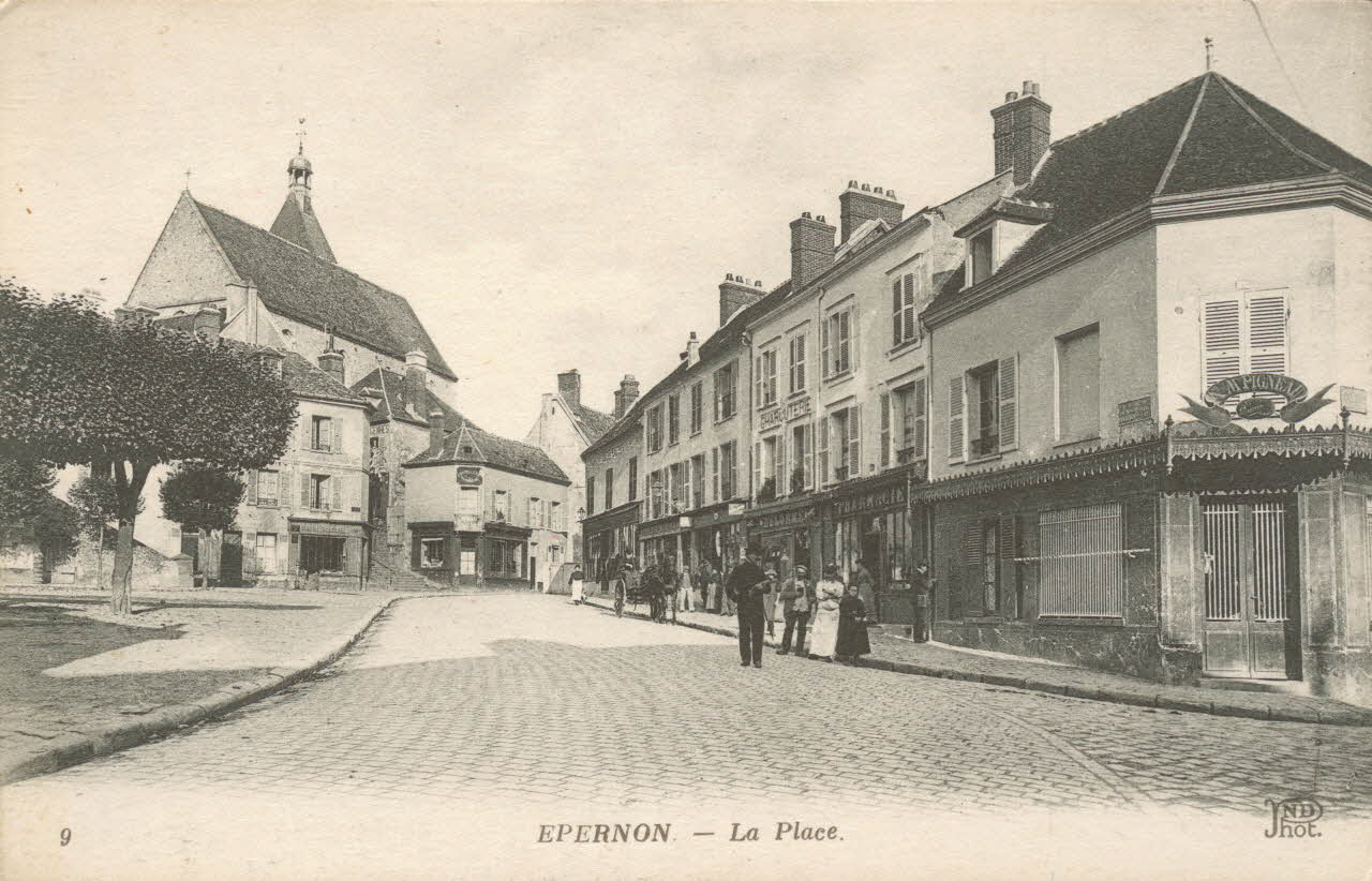 carte postale LA PLACE Eure-et-Loir 1903-1920 017457 Photo
