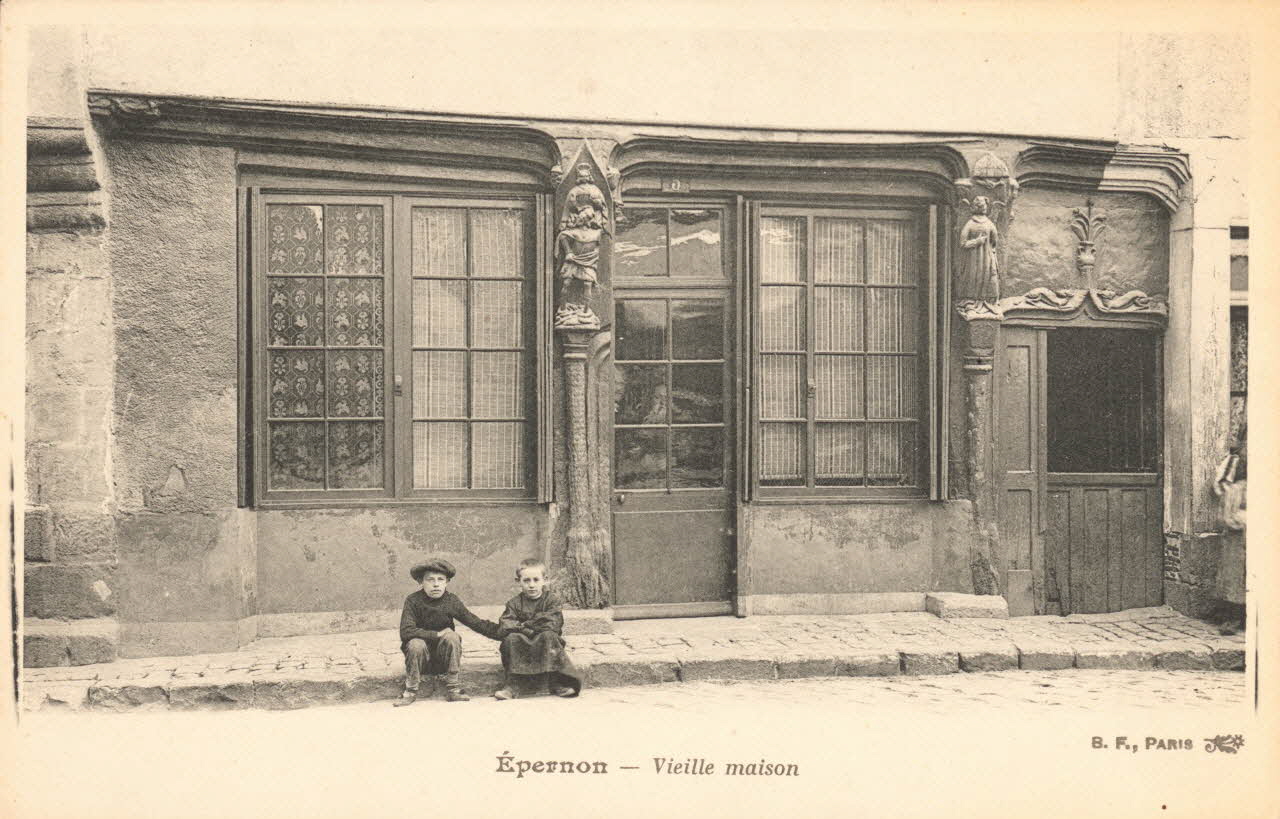carte postale VIEILLE MAISON Eure-et-Loir 1903 017465 Photo
